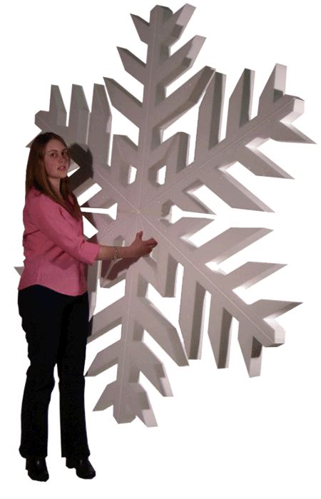 extra large plastic snowflakes